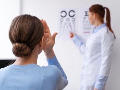 doctor-testing-patient-eyesight